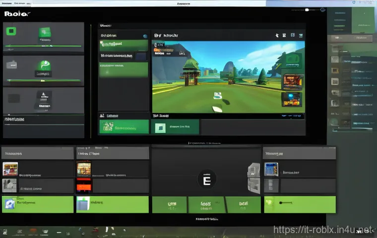 로블록스 사용자 인터페이스 UI 디자인 - **Prompt:** "A dynamic and emotionally engaging Roblox game interface, showcasing a moment of player...
