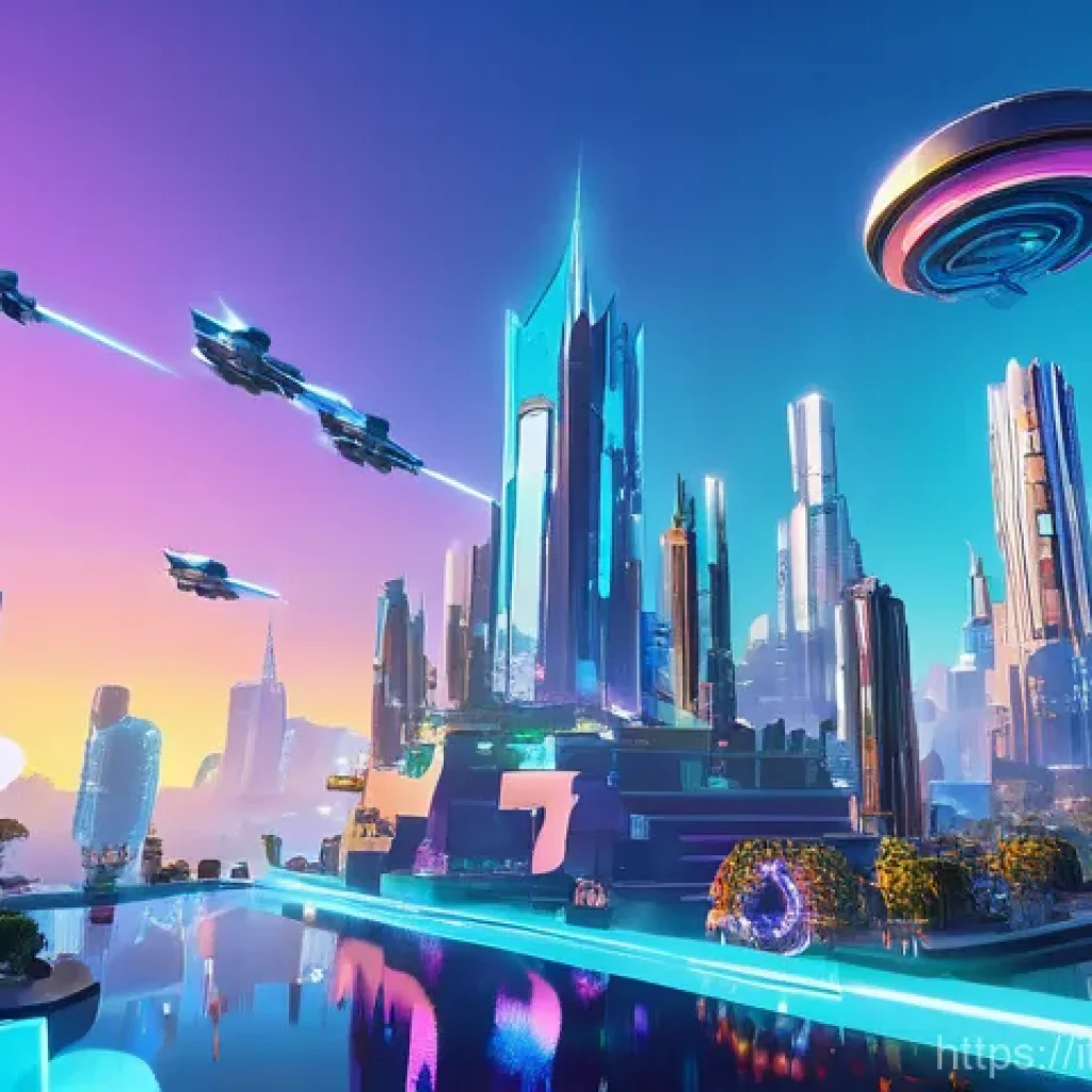 로블록스 관리자 권한 신청법 - **Prompt:** A dynamic, high-angle shot of a diverse group of Roblox-style avatars in a futuristic, v...
