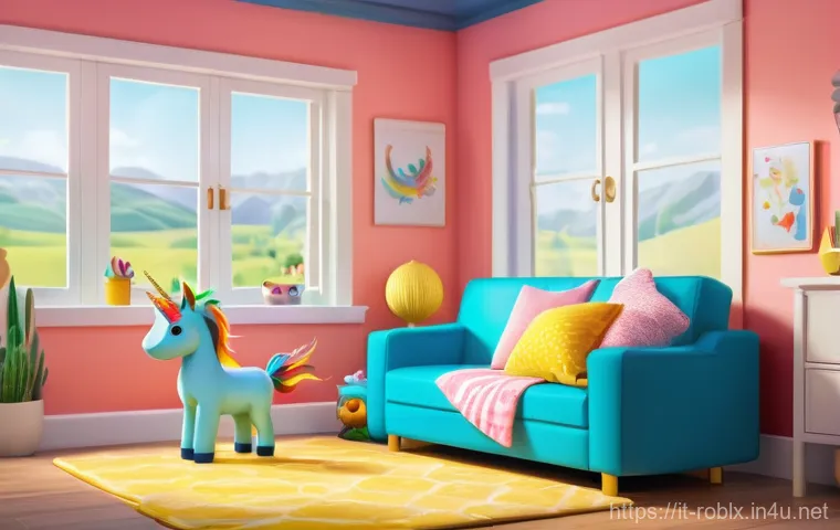 로블록스 시뮬레이션 게임 베스트 - **Prompt 1: Adopt Me! - Caring for Virtual Pets** A cheerful, brightly lit 3D animated scene dep...